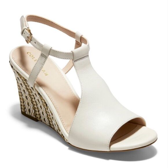 NIB MSRP $170 Cole Haan Maddie Open Toe Wedge Women's Size 10 - Picture 13 of 13